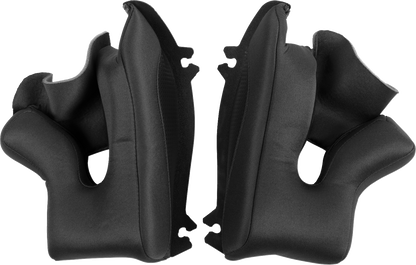 Z1R Talon Cheek Pads - Medium, Black — Replacement Comfort Fit for Z1R Helmets