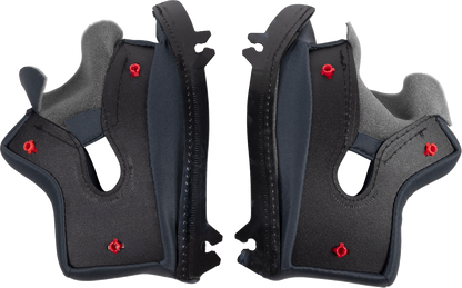 Z1R Talon Cheek Pads - Medium, Black — Replacement Comfort Fit for Z1R Helmets