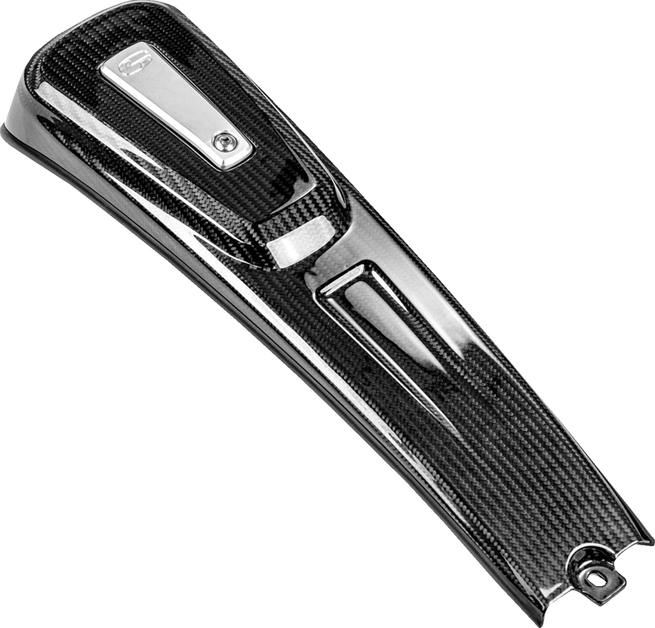 SADDLEMEN Dash Console - Side Fill - Carbon Fiber/Gloss - Harley-Davidson® - Softail CF-822-29-002