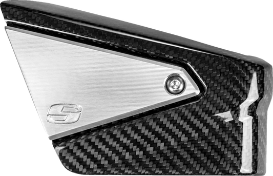 SADDLEMEN Coil Cover - Carbon Fiber - High Gloss Black CF-8-0007