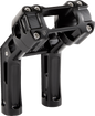 ARLEN NESS Wayback Risers - 7" - Softail - Black 520-066