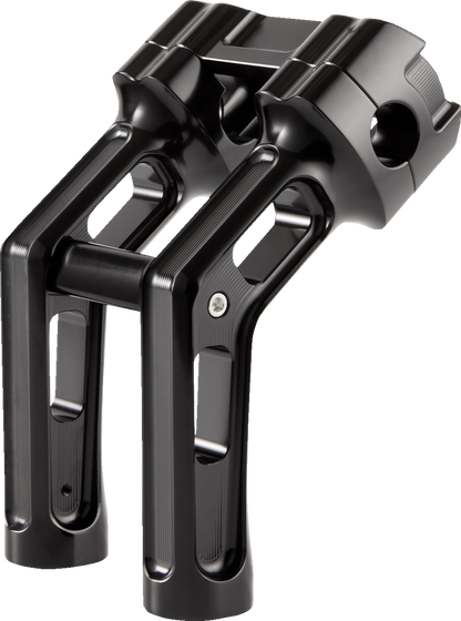 ARLEN NESS Wayback Risers - 7" - Softail - Black 520-066