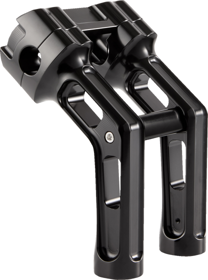 ARLEN NESS Wayback Risers - 7" - Softail - Black 520-066