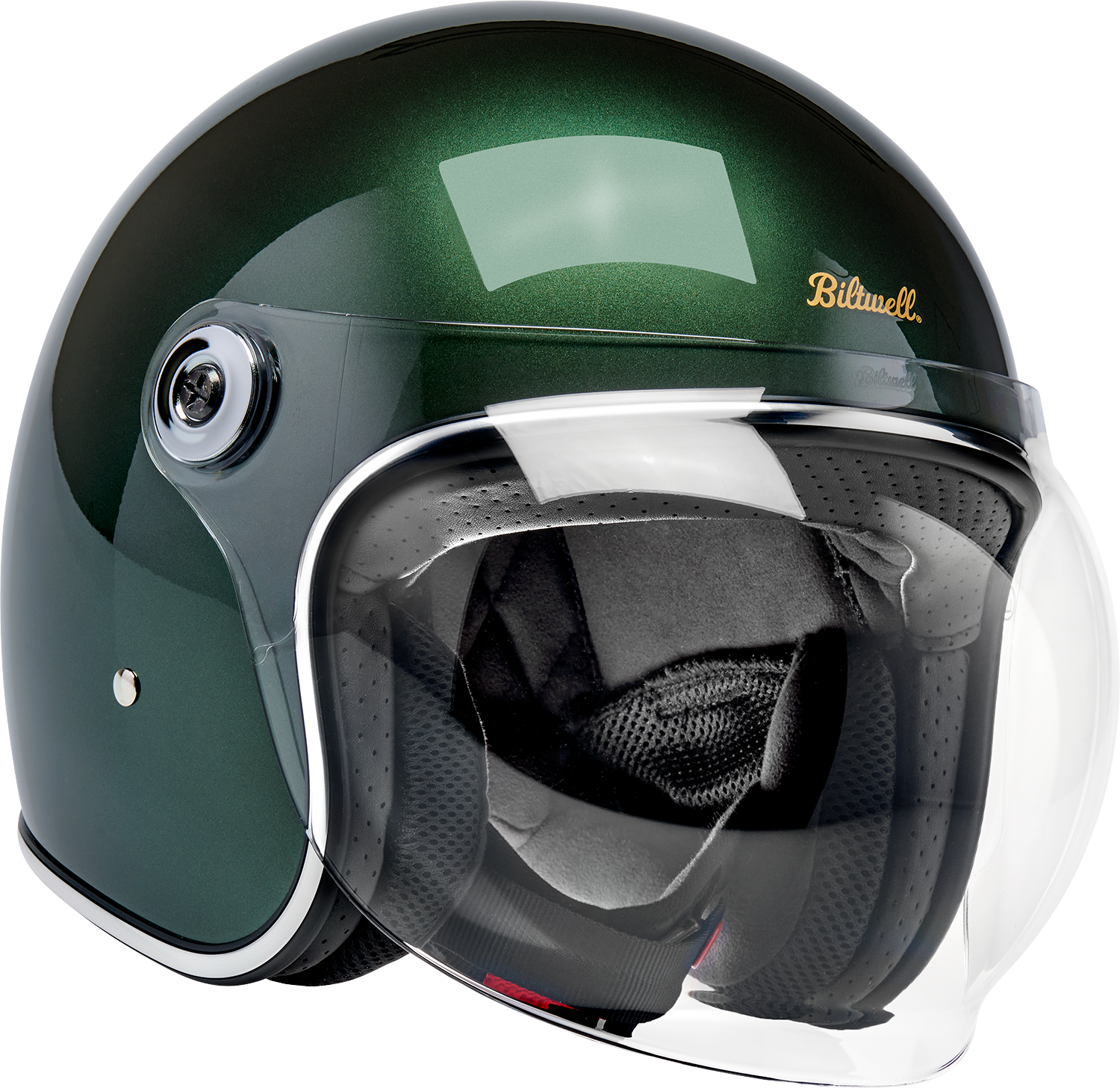BILTWELL Tahoe™ Helmet - Solid - Metallic Sierra Green - Small 1008-324-502