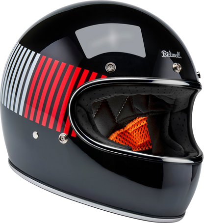 BILTWELL Gringo Helmet - Raceflow - Black/Red/White/Blue - XS 1002-5120-501