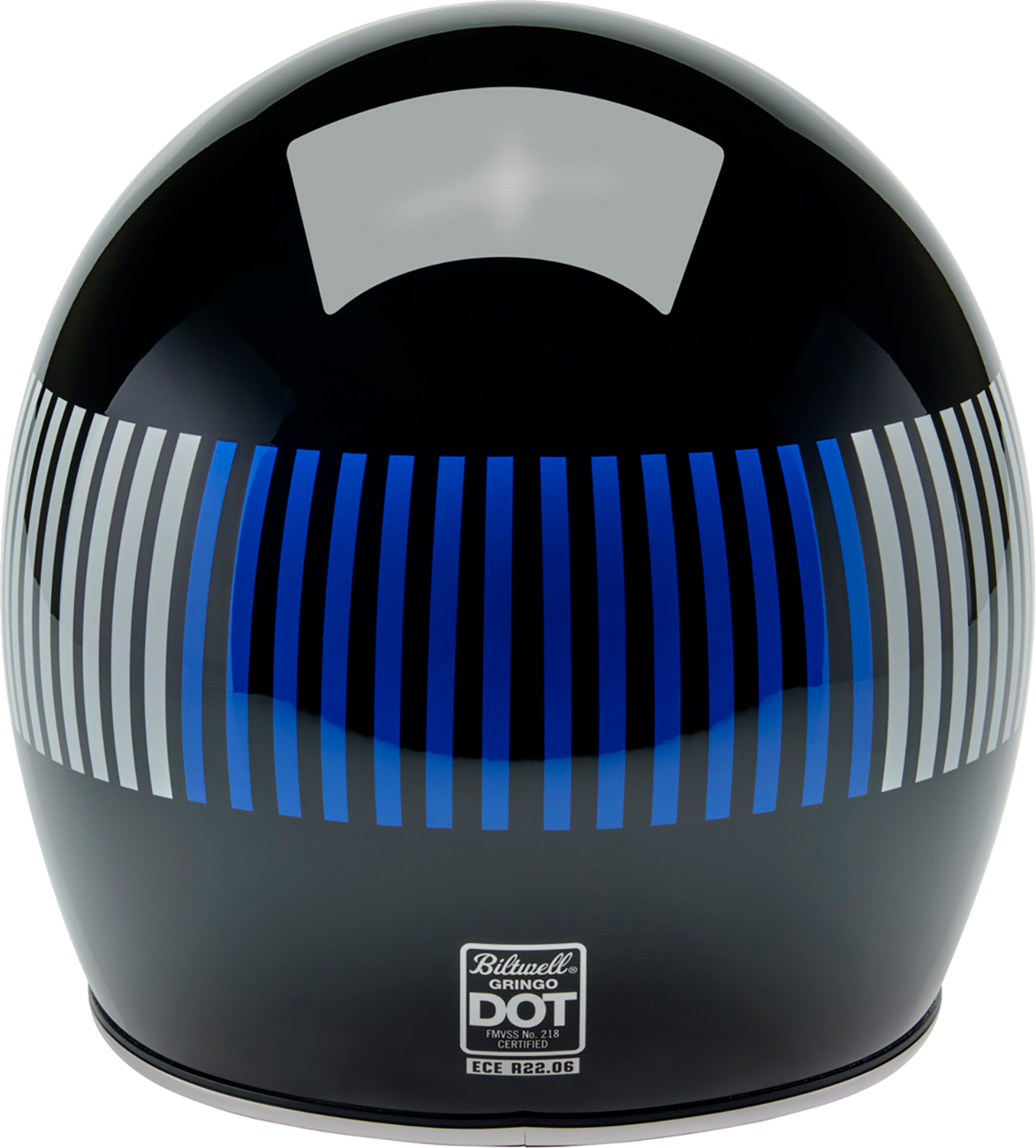 BILTWELL Gringo Helmet - Raceflow - Black/Red/White/Blue - XS 1002-5120-501