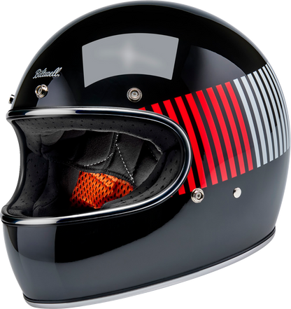 BILTWELL Gringo Helmet - Raceflow - Black/Red/White/Blue - 2XL 1002-5120-506