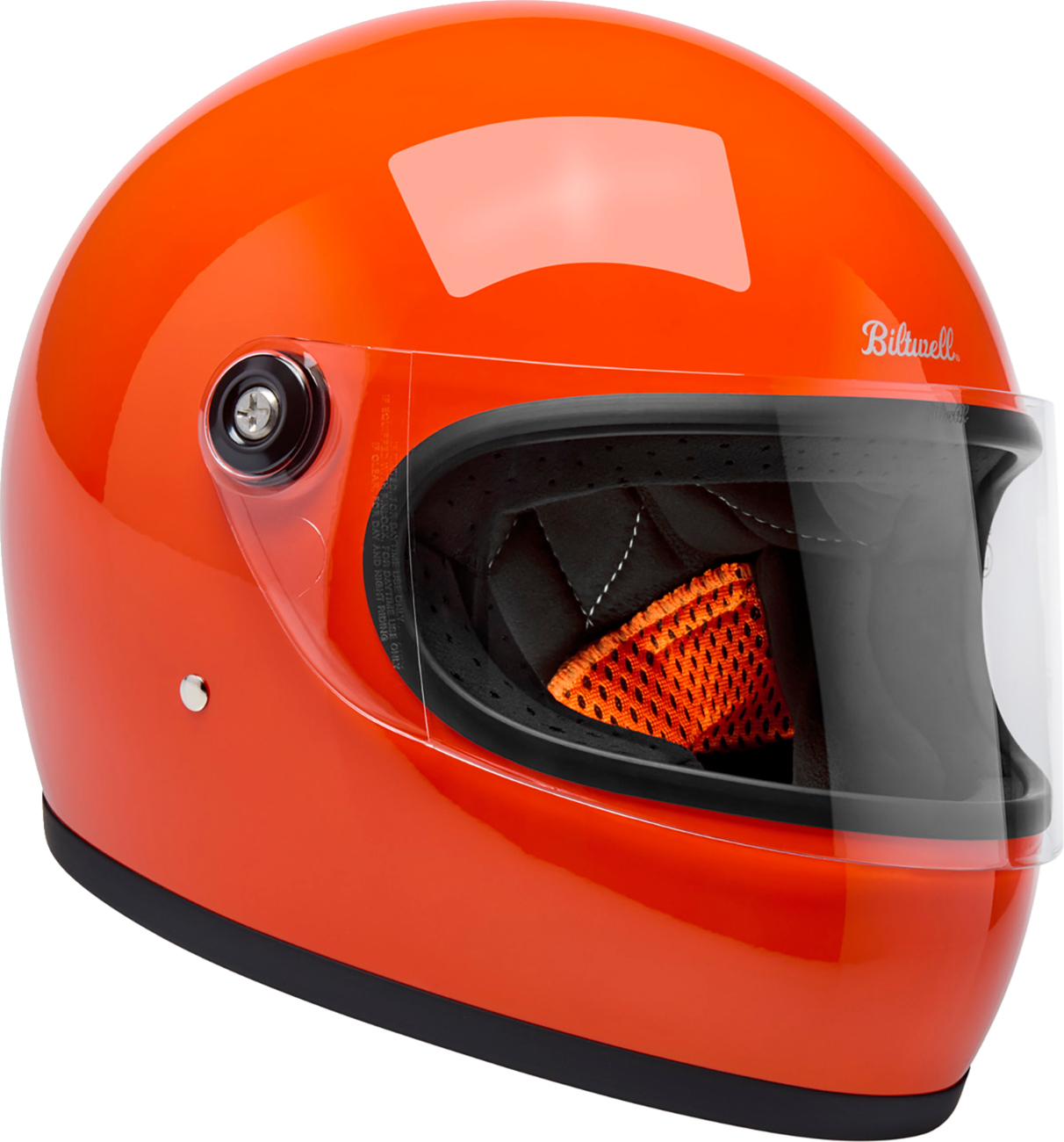BILTWELL Gringo S Helmet - Hazard Orange - Small 1003-117-502