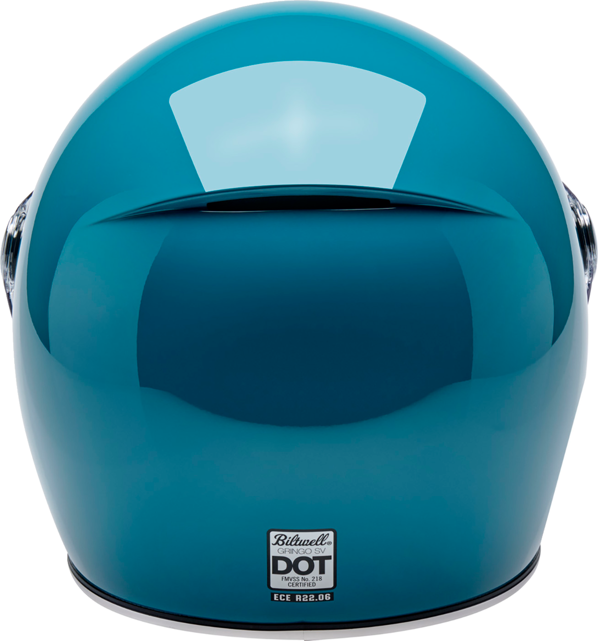 BILTWELL Gringo SV Helmet - Gloss Atlantic Teal - Medium 1006-1126-503