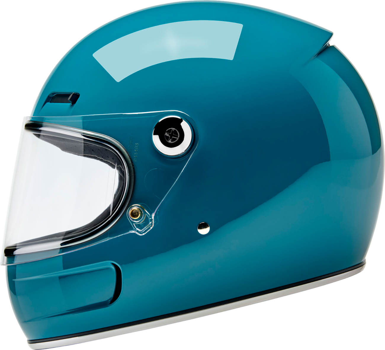 BILTWELL Gringo SV Helmet - Gloss Atlantic Teal - Medium 1006-1126-503
