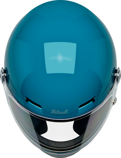 BILTWELL Gringo SV Helmet - Gloss Atlantic Teal - Large 1006-1126-504