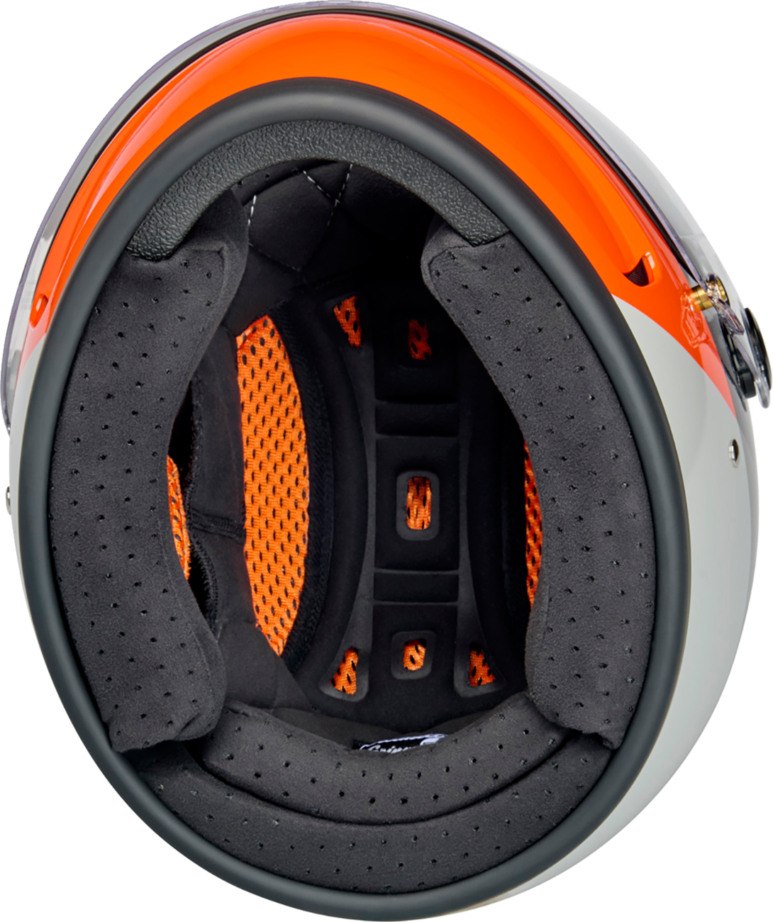 BILTWELL Gringo SV Helmet - Intersection - Black/Orange/Gray - Large 1006-5128-504