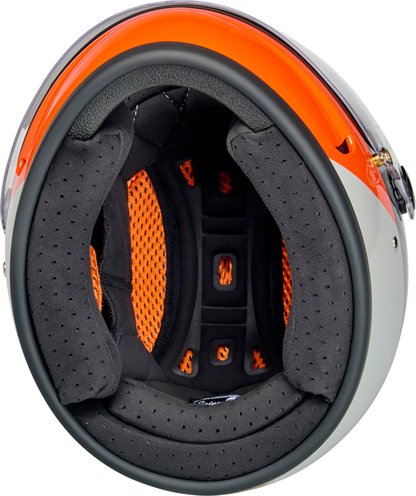 BILTWELL Gringo SV Helmet - Intersection - Black/Orange/Gray - Small 1006-5128-502