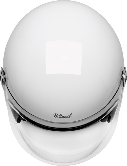 BILTWELL Tahoe™ Helmet - Solid - Gloss White - Small 1008-104-502