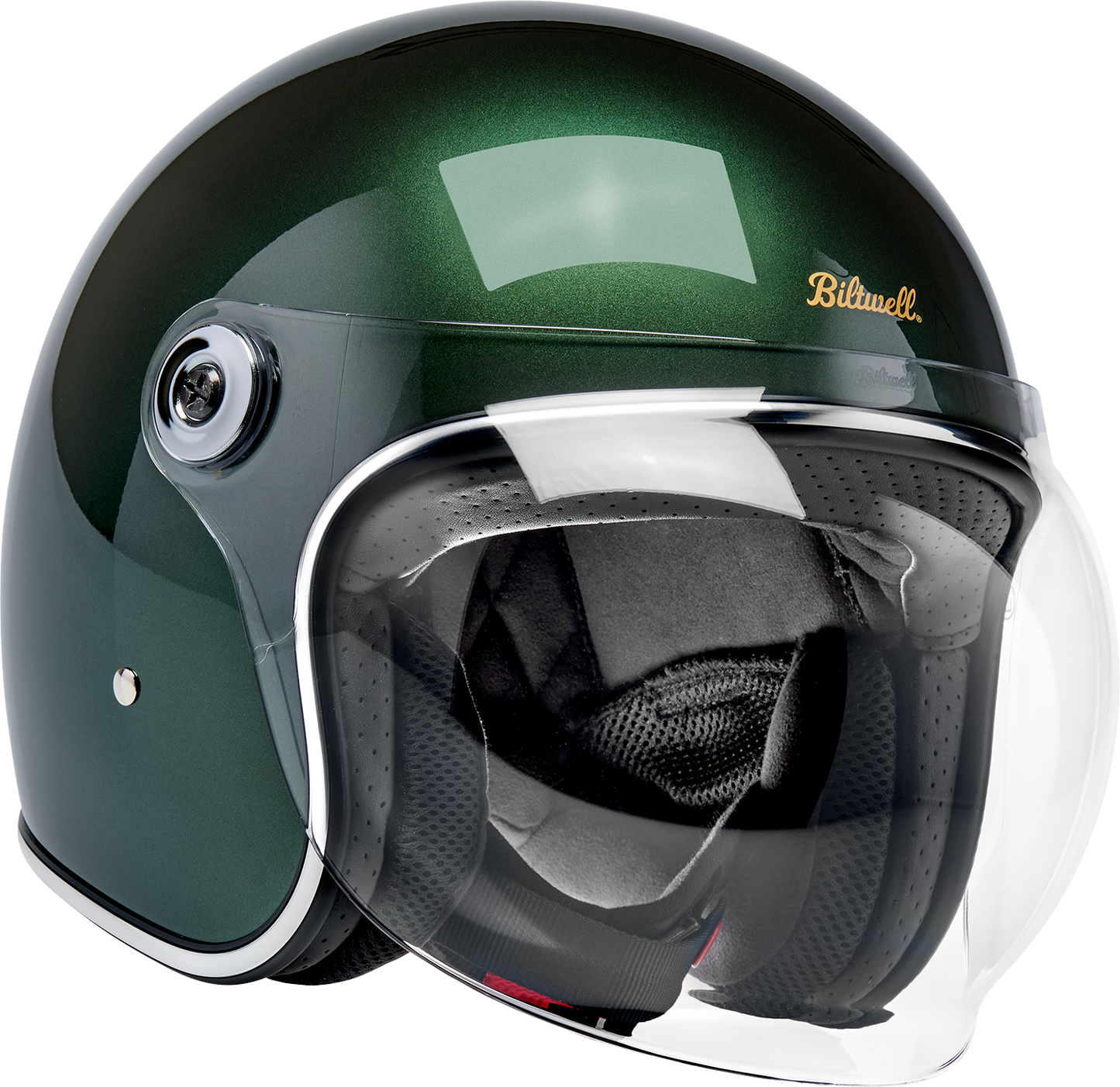 BILTWELL Tahoe™ Helmet - Solid - Metallic Sierra Green - Large 1008-324-504