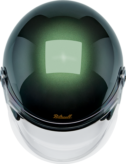 BILTWELL Tahoe™ Helmet - Solid - Metallic Sierra Green - Large 1008-324-504