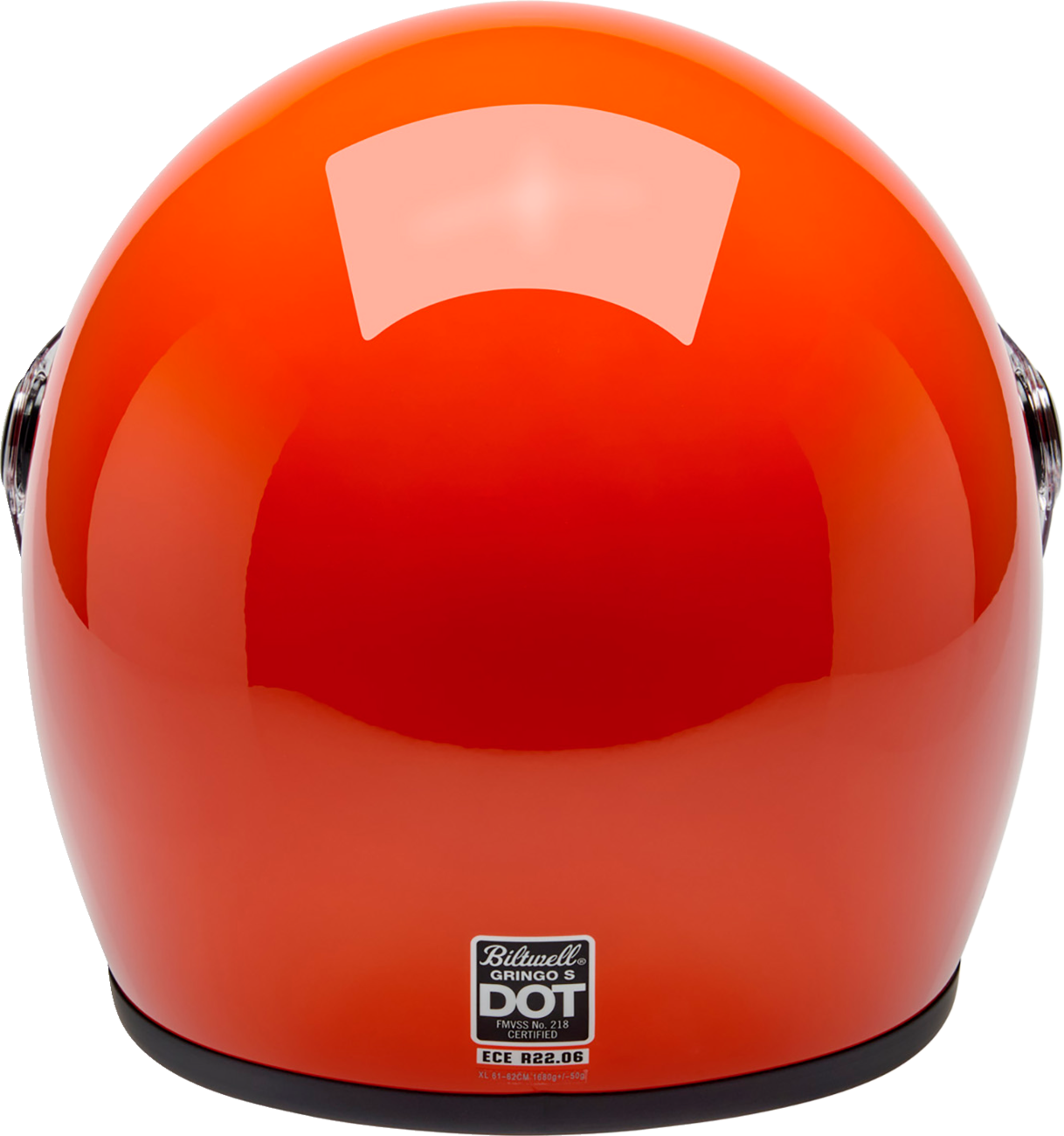 BILTWELL Gringo S Helmet - Hazard Orange - Medium 1003-117-503