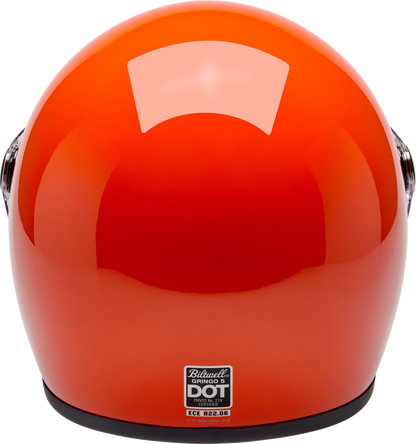 BILTWELL Gringo S Helmet - Hazard Orange - Large 1003-117-504