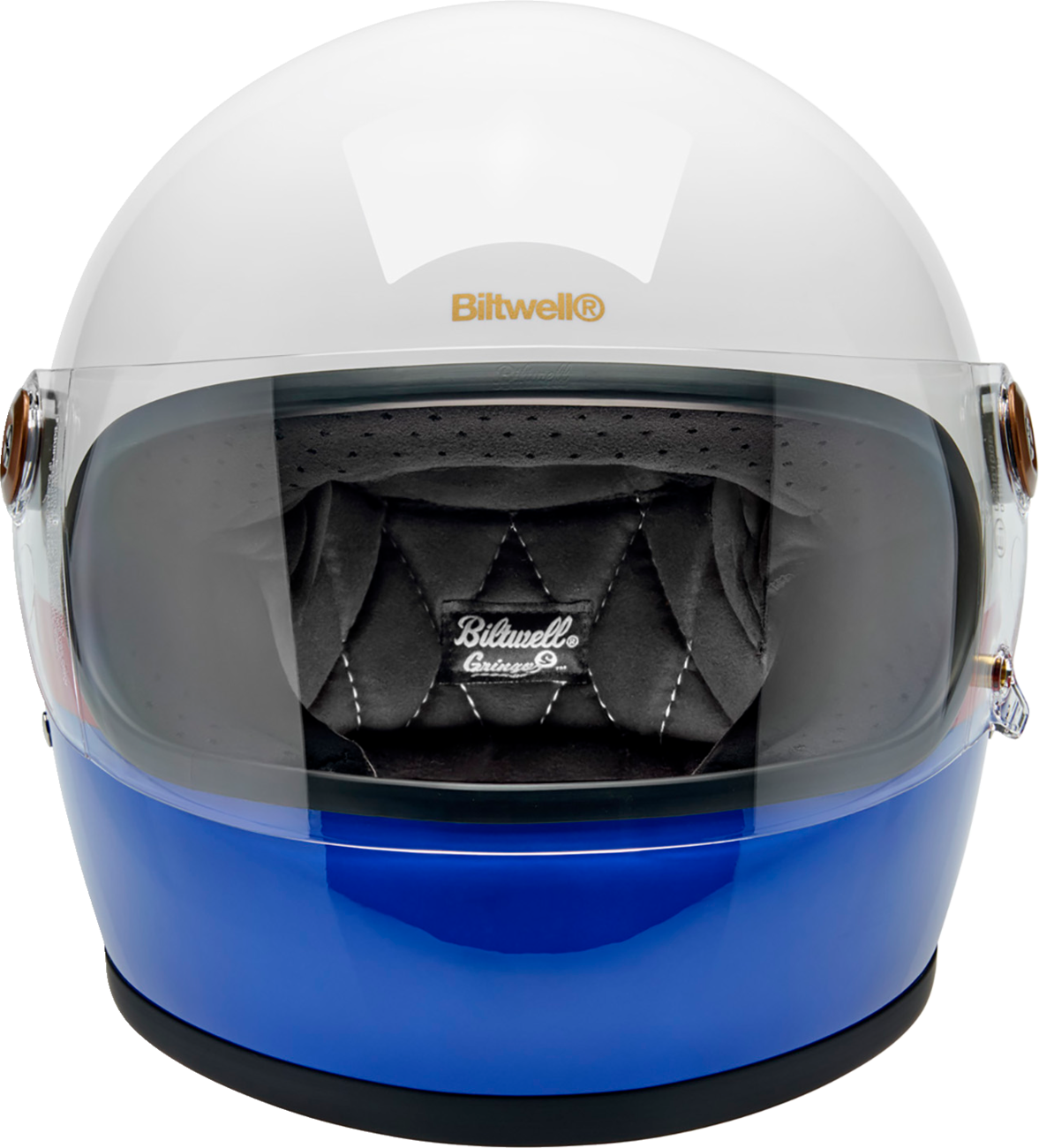 BILTWELL Gringo S Helmet - Apex - White/Red/Blue - Small 1003-5124-502