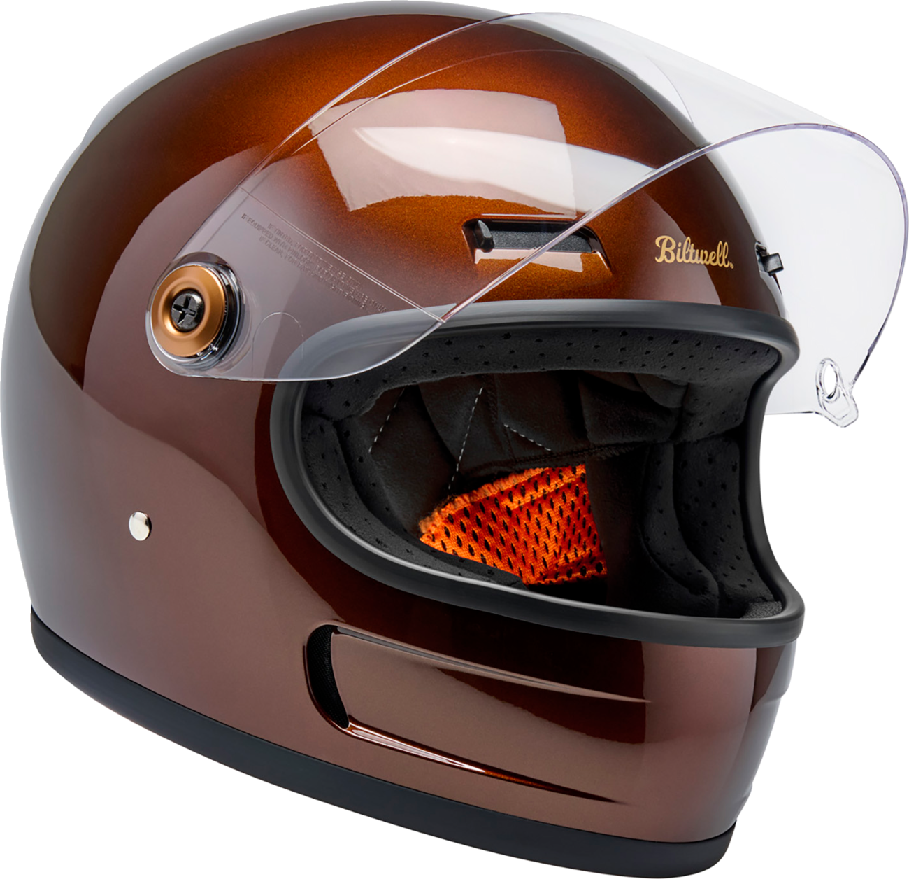 BILTWELL Gringo SV Helmet - Metallic Whiskey - Small 1006-3127-502