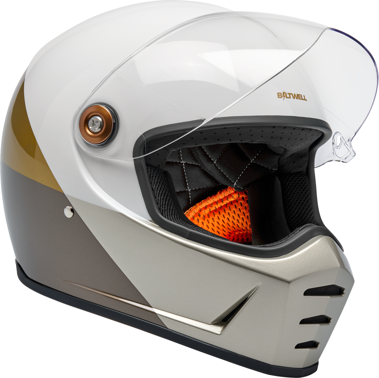 BILTWELL Lane Splitter Helmet - Intersection - Gold/Silver/Bronze - XL 1004-5129-505