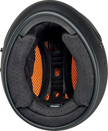 BILTWELL Gringo Helmet - Flat Black - Large 1002-2121-504