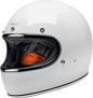 BILTWELL Gringo Helmet - Gloss White - Small 1002-1122-502
