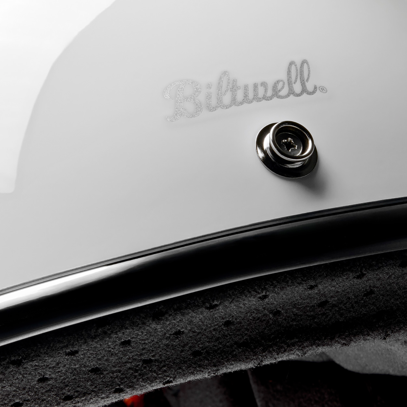 BILTWELL Gringo Helmet - Gloss White - Large 1002-1122-504