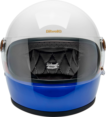 BILTWELL Gringo S Helmet - Apex - White/Red/Blue - 2XL 1003-5124-506