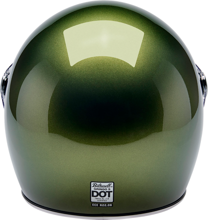BILTWELL Gringo S Helmet - Metallic Dart Green - Large 1003-3125-504