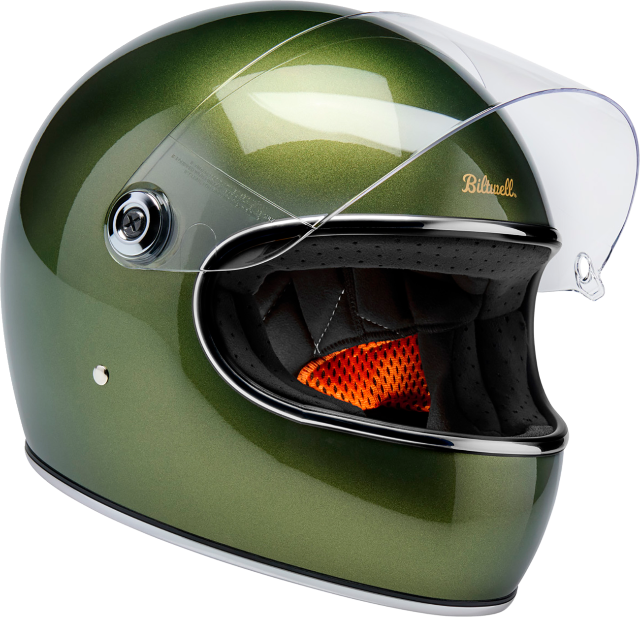 BILTWELL Gringo S Helmet - Metallic Dart Green - XS 1003-3125-501