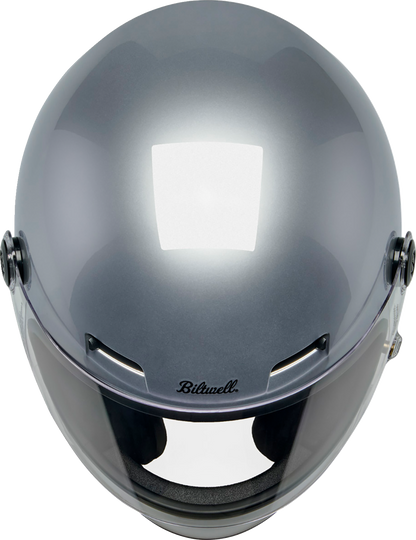 BILTWELL Gringo SV Helmet - Gloss Silver - Small 1006-107-502