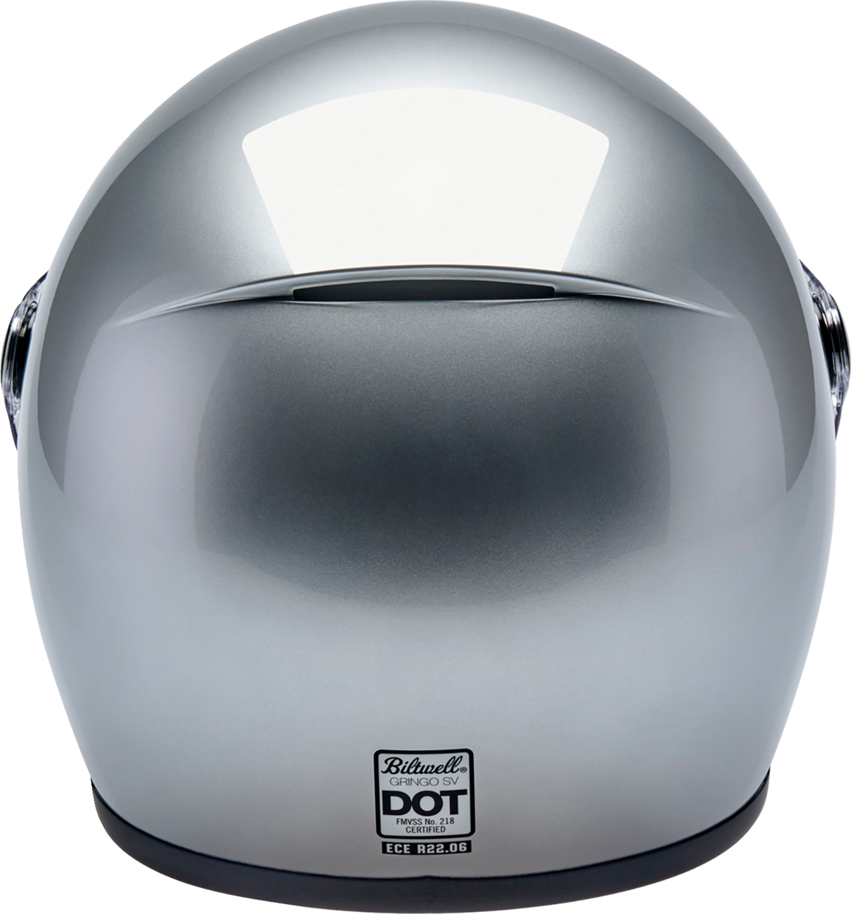 BILTWELL Gringo SV Helmet - Gloss Silver - XL 1006-107-505
