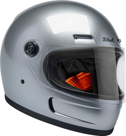 BILTWELL Gringo SV Helmet - Gloss Silver - 2XL 1006-107-506