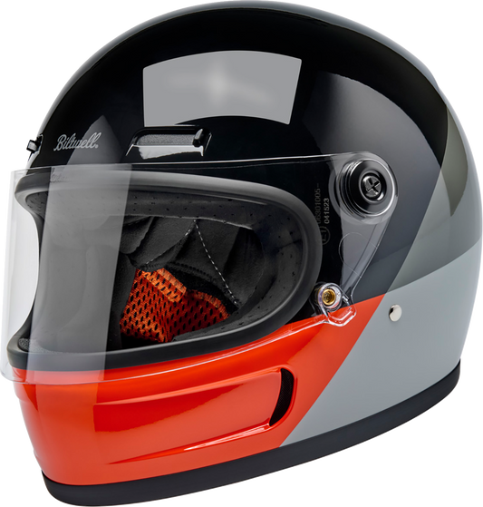 BILTWELL Gringo SV Helmet - Intersection - Black/Orange/Gray - XS 1006-5128-501