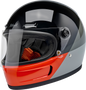 BILTWELL Gringo SV Helmet - Intersection - Black/Orange/Gray - XS 1006-5128-501