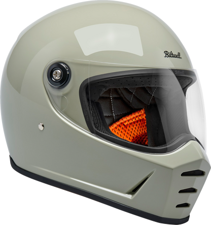 BILTWELL Lane Splitter Helmet - Gloss Chalk - Small 1004-196-502