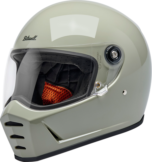 BILTWELL Lane Splitter Helmet - Gloss Chalk - 2XL 1004-196-506