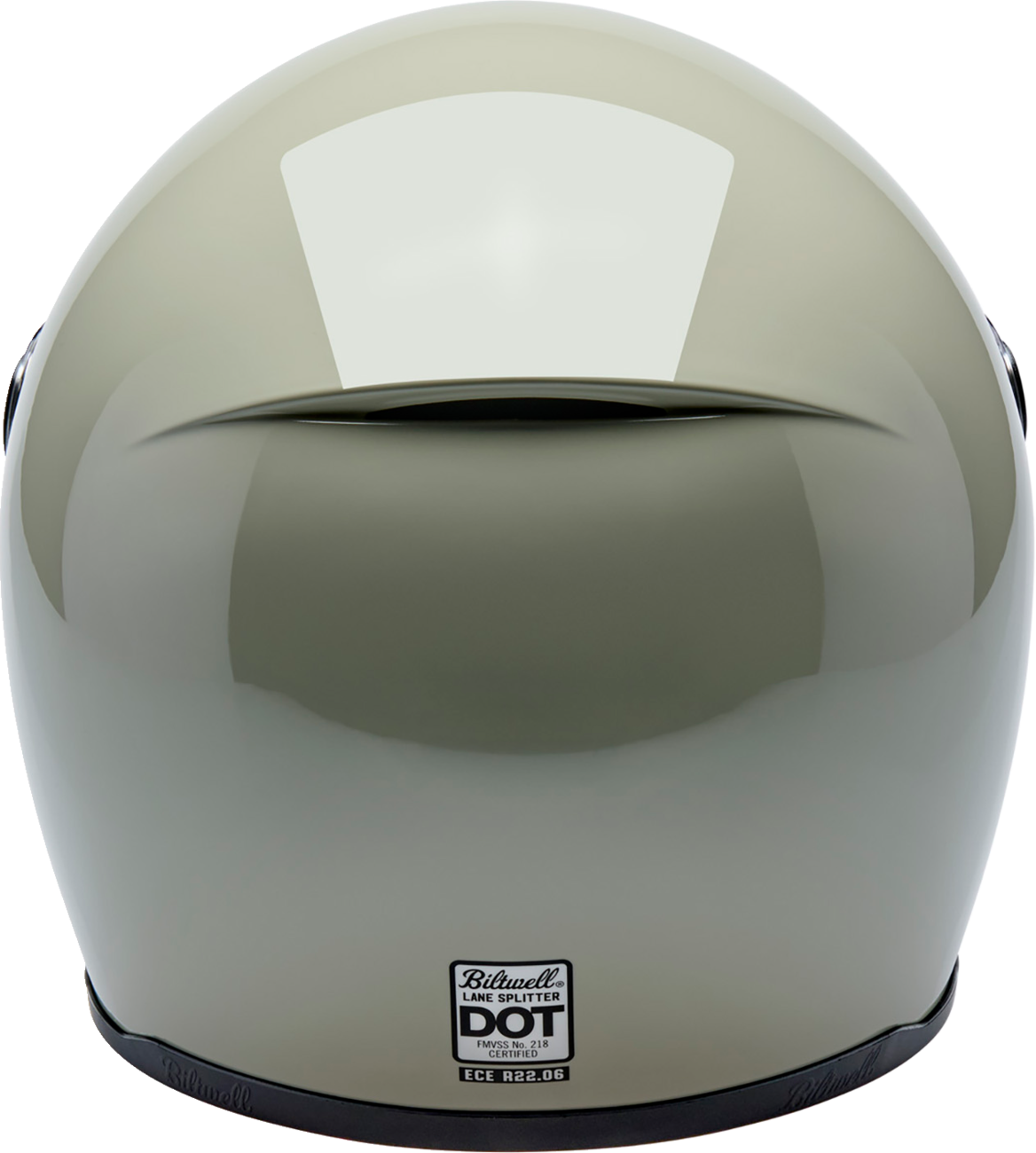 BILTWELL Lane Splitter Helmet - Gloss Chalk - Medium 1004-196-503