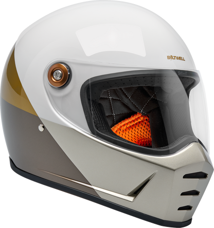 BILTWELL Lane Splitter Helmet - Intersection - Gold/Silver/Bronze - Small 1004-5129-502