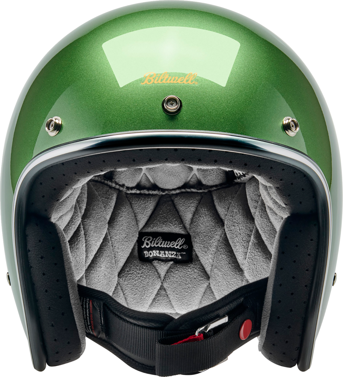 BILTWELL Bonanza Helmet - Metallic Irish Green - Small 1001-3117-202