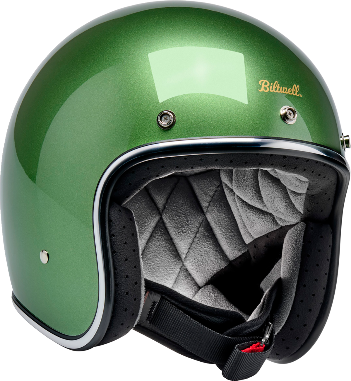 BILTWELL Bonanza Helmet - Metallic Irish Green - Large 1001-3117-204