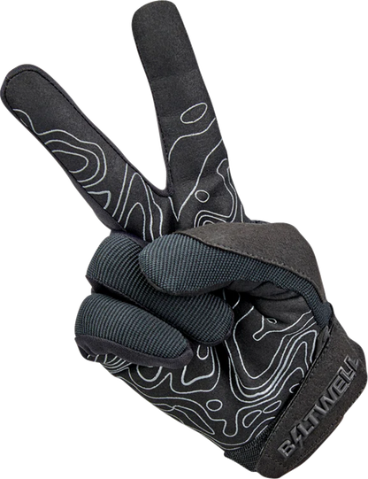 BILTWELL Ridgecrest Gloves - Black Out - 2XL 1511-1717-006