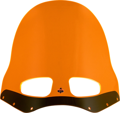 KLOCK WERKS Ice Flare® Windshield - 15" - Orange Ice - Road Warrior Fairing KWW-06-0615