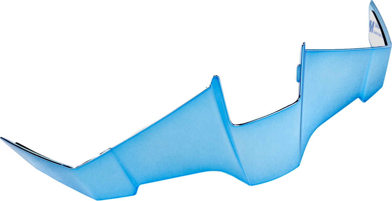ICON Threshold™ Rear Spoiler - Boatdrink Blue - XS/S 0133-1801