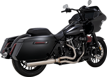 VANCE & HINES 2-into-1 Gaslighter Exhaust System - M8 Touring - Brushed 27347