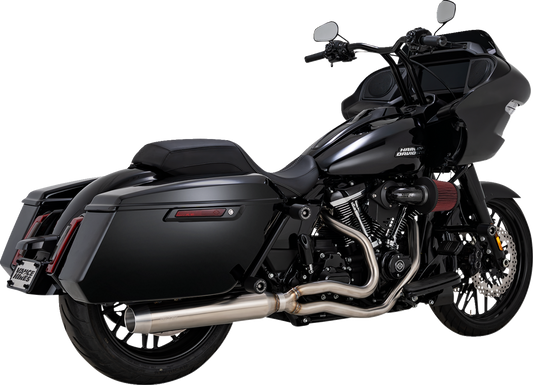 VANCE & HINES 2-into-1 Gaslighter Exhaust System - M8 Touring - Brushed 27347