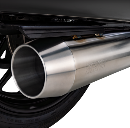 VANCE & HINES 2-into-1 Gaslighter Exhaust System - M8 Touring - Brushed 27347