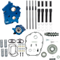 S&S CYCLE Cam Chest Kit - Oil Cooled - Gear Drive - 465 Cam - Black Pushrod Tubes - M8 310-1013B