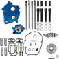 S&S CYCLE Cam Chest Kit - Water Cooled - Gear Drive - 496 Cam - Black Pushrod Tubes - M8 310-1387A